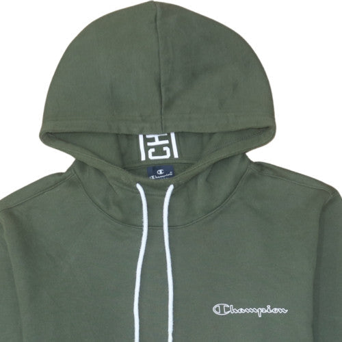 Mens UK Size L Champion Green Pullover Hoodie