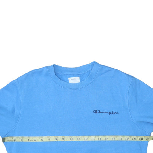 Mens UK Size S Champion Blue Pullover Sweatshirt