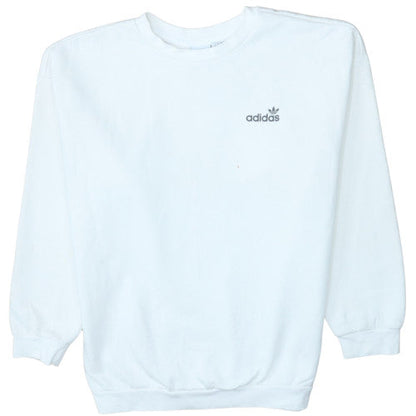 Womens UK Size 14 adidas White Pullover Sweatshirt