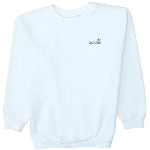 Womens UK Size 14 adidas White Pullover Sweatshirt