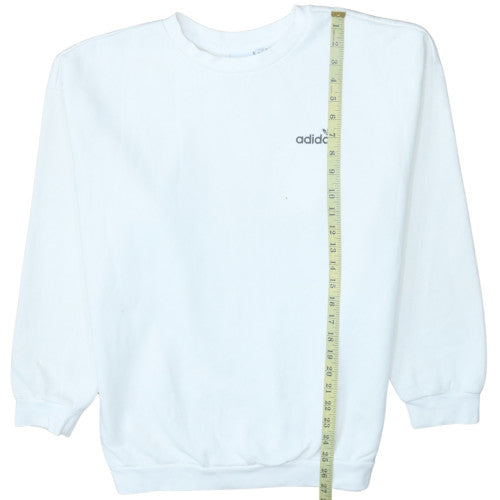 Womens UK Size 14 adidas White Pullover Sweatshirt