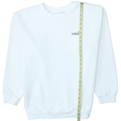 Womens UK Size 14 adidas White Pullover Sweatshirt