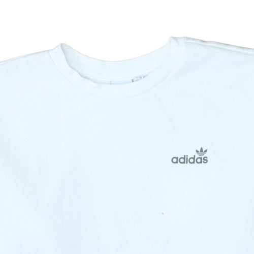 Womens UK Size 14 adidas White Pullover Sweatshirt
