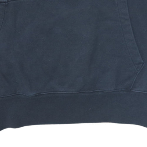 Mens UK Size L Champion Black 1/2 Zip Hoodie
