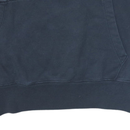 Mens UK Size L Champion Black 1/2 Zip Hoodie