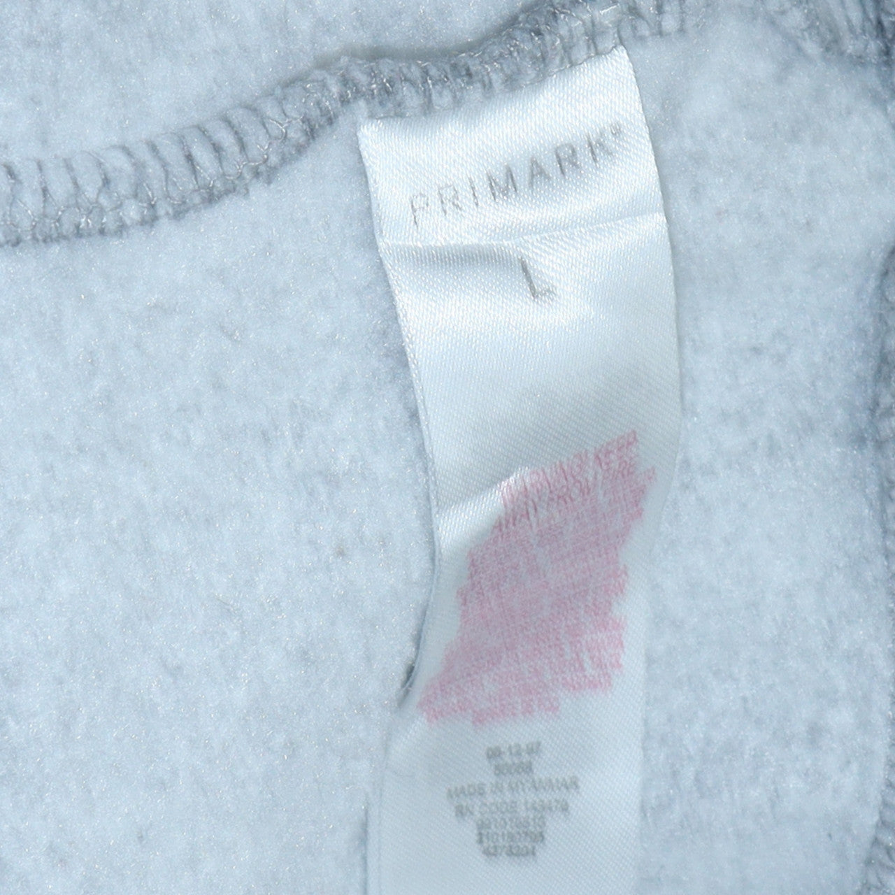Womens UK Size L Primark Grey Pullover Hoodie