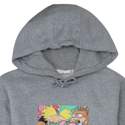 Womens UK Size L Primark Grey Pullover Hoodie