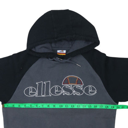 Mens UK Size S ellesse Grey Pullover Hoodie
