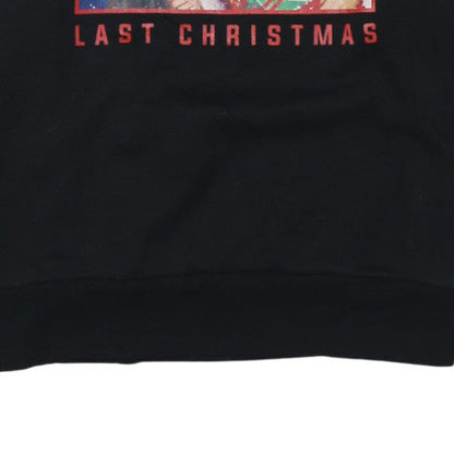 Wham Women's Black Christmas Long Sleeve T-Shirt Size S