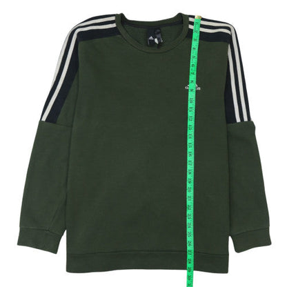 Mens UK Size M adidas Green Pullover Sweatshirt