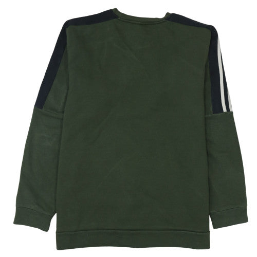 Mens UK Size M adidas Green Pullover Sweatshirt