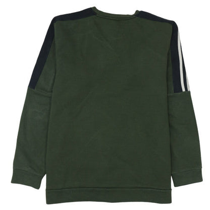 Mens UK Size M adidas Green Pullover Sweatshirt