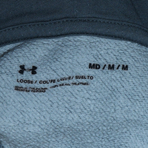 Mens UK Size M Under armour Grey Pullover Hoodie