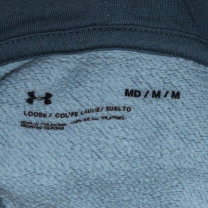 Mens UK Size M Under armour Grey Pullover Hoodie