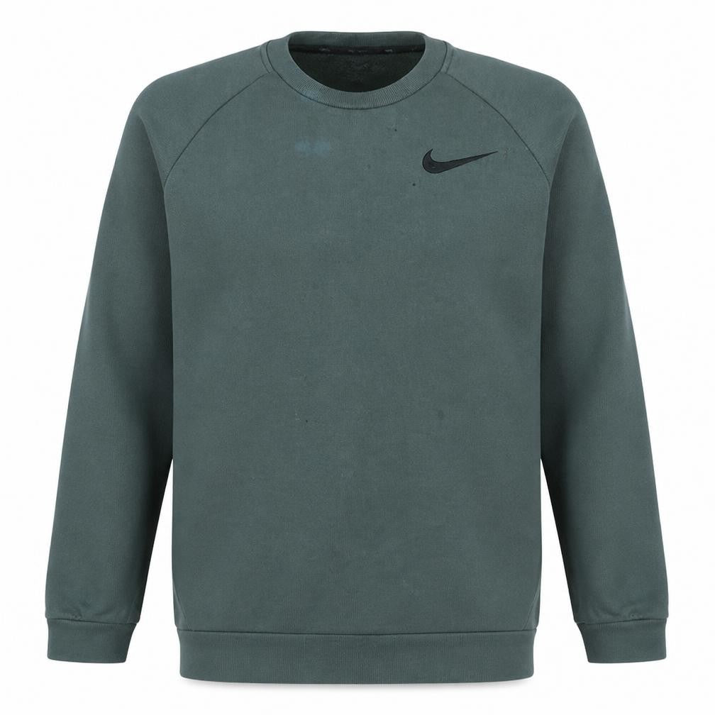 Mens UK Size M Nike Green Pullover Sweatshirt