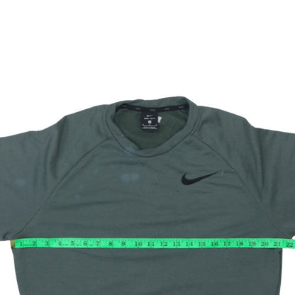 Mens UK Size M Nike Green Pullover Sweatshirt