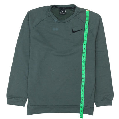 Mens UK Size M Nike Green Pullover Sweatshirt