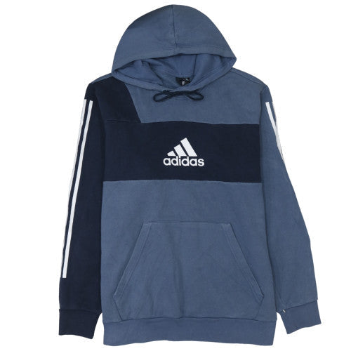 Mens UK Size XL adidas Blue Pullover Hoodie