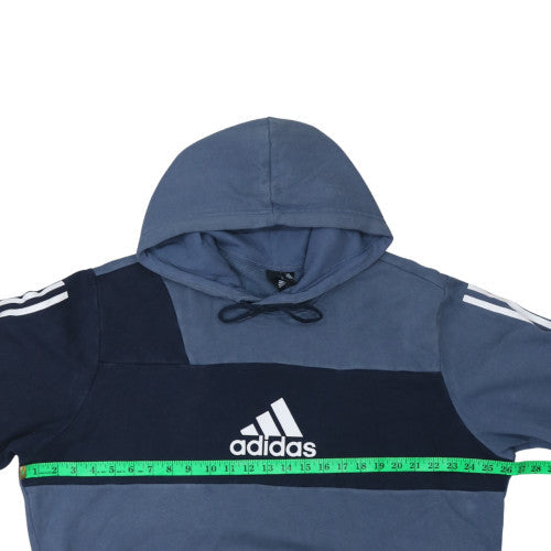Mens UK Size XL adidas Blue Pullover Hoodie