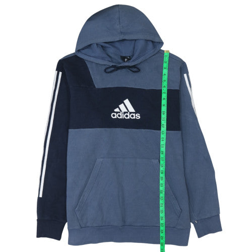Mens UK Size XL adidas Blue Pullover Hoodie