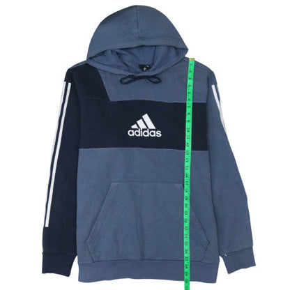 Mens UK Size XL adidas Blue Pullover Hoodie