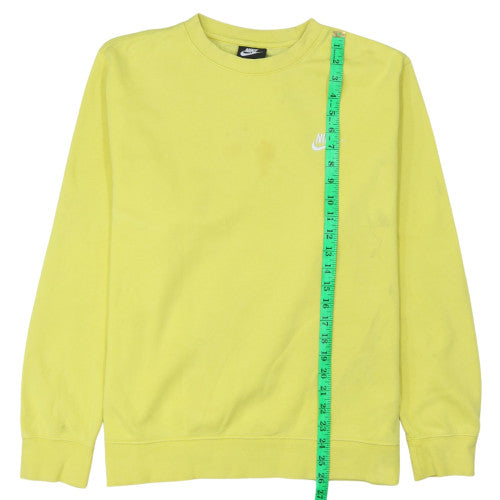 Womens UK Size L Nike Yellow Pullover Sweatshirt