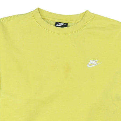 Womens UK Size L Nike Yellow Pullover Sweatshirt