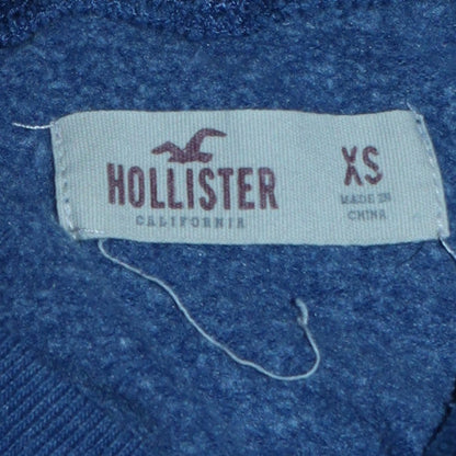 Womens UK Size XS Hollister Blue Pullover Sweatshirt
