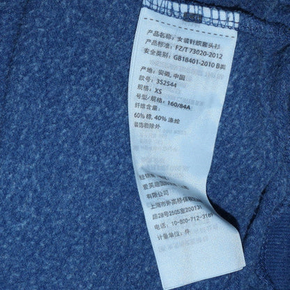 Womens UK Size XS Hollister Blue Pullover Sweatshirt