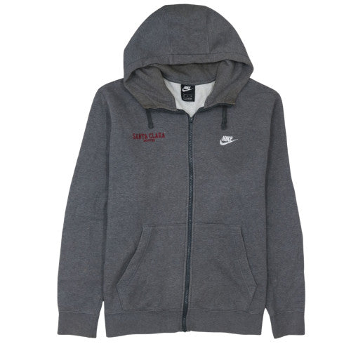Mens UK Size XL Nike Grey Full Zip Hoodie