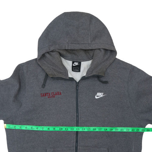 Mens UK Size XL Nike Grey Full Zip Hoodie