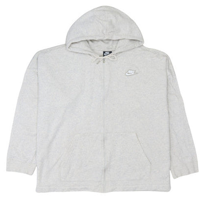 Mens UK Size M Nike Grey Full Zip Hoodie