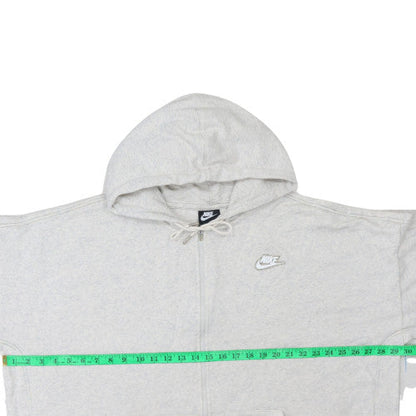 Mens UK Size M Nike Grey Full Zip Hoodie
