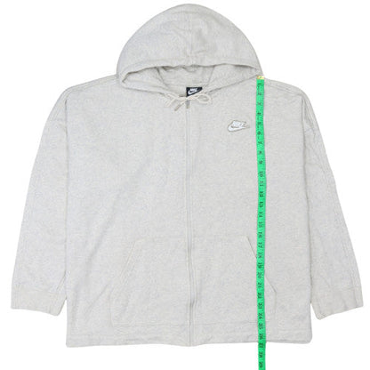 Mens UK Size M Nike Grey Full Zip Hoodie