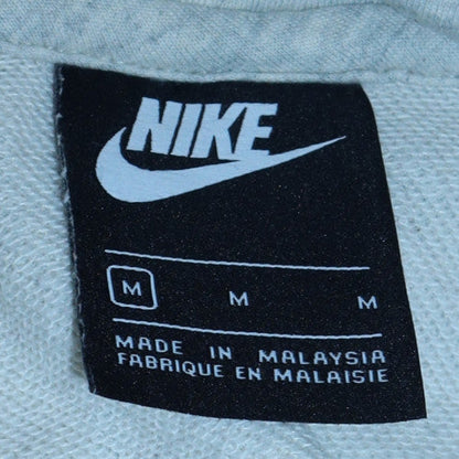 Mens UK Size M Nike Grey Full Zip Hoodie