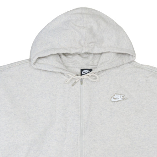 Mens UK Size M Nike Grey Full Zip Hoodie