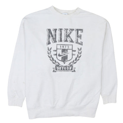 Mens UK Size S Nike White Pullover Sweatshirt