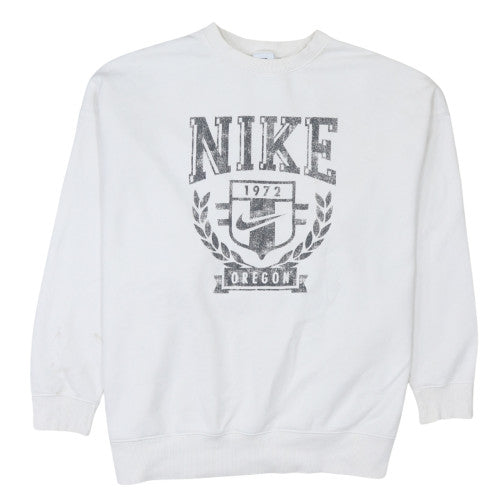 Mens UK Size S Nike White Pullover Sweatshirt