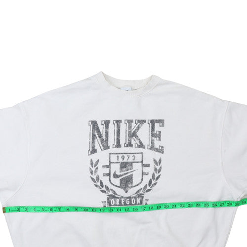 Mens UK Size S Nike White Pullover Sweatshirt