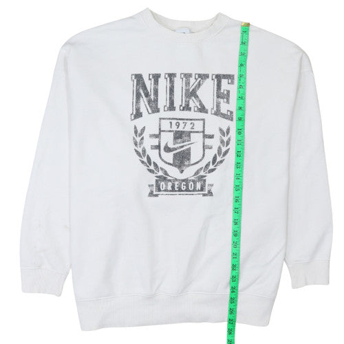 Mens UK Size S Nike White Pullover Sweatshirt