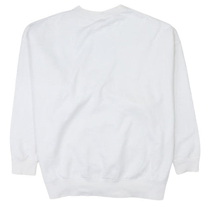 Mens UK Size S Nike White Pullover Sweatshirt