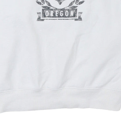 Mens UK Size S Nike White Pullover Sweatshirt