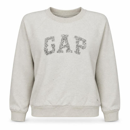 Womens UK Size M Gap Beige Pullover Sweatshirt