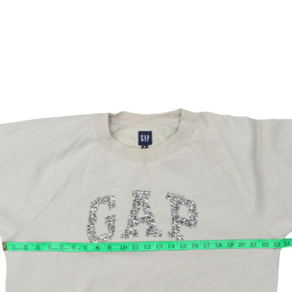 Womens UK Size M Gap Beige Pullover Sweatshirt