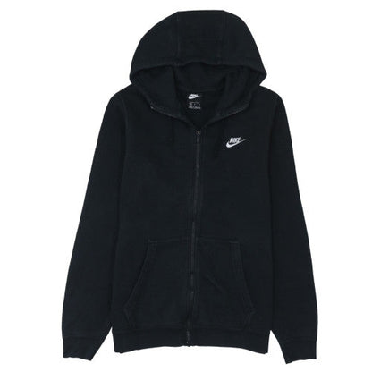 Mens UK Size M Nike Black Full Zip Hoodie