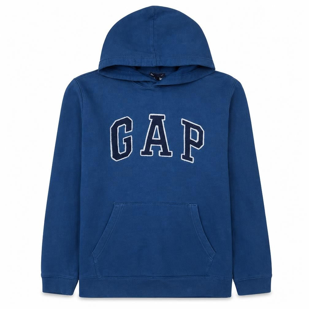 Mens UK Size L Gap Blue Pullover Hoodie