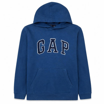 Mens UK Size L Gap Blue Pullover Hoodie