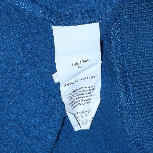 Mens UK Size L Gap Blue Pullover Hoodie