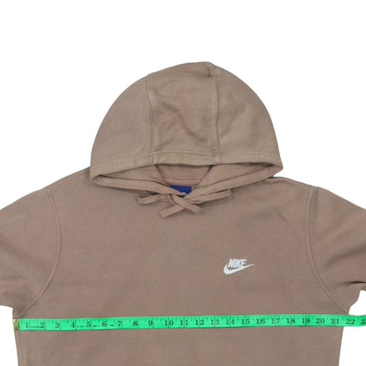 Womens UK Size M Nike Beige Pullover Hoodie