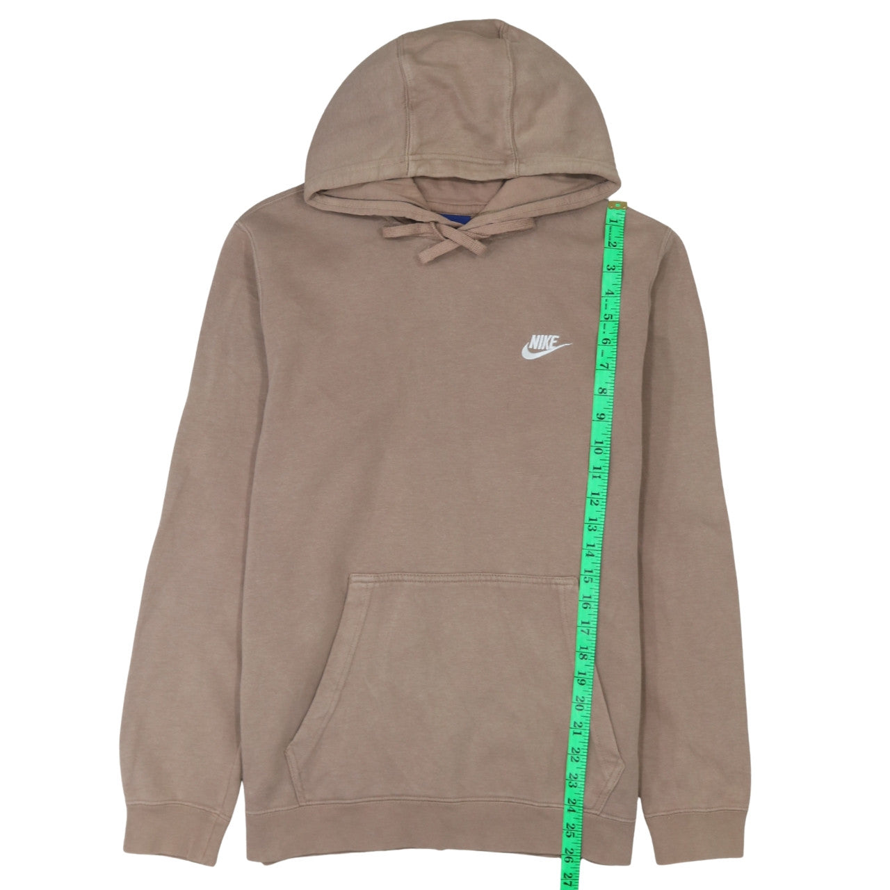 Womens UK Size M Nike Beige Pullover Hoodie